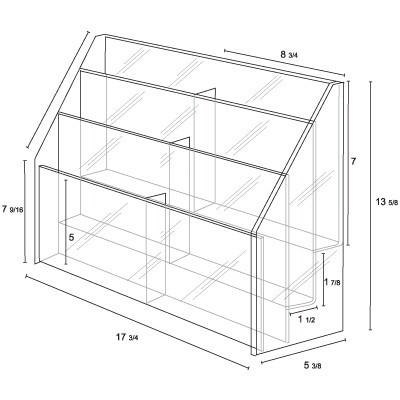 Fabricated Brochure Holder