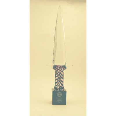 18" Glass Excalibur Award