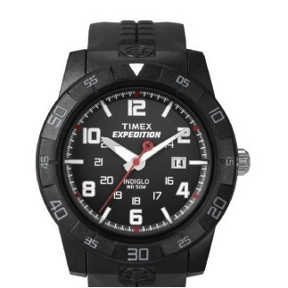 Timex Expedition Black Rugged Basic Analog Watch