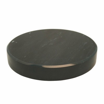 5" Jet Black Round Marble Base