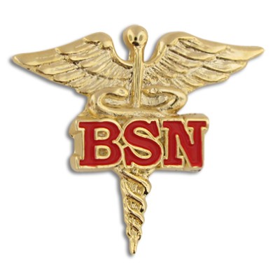 BSN Caduceus Lapel Pin