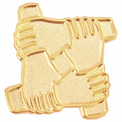 Arm to Arm Teamwork Pin