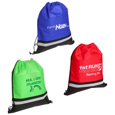 Safety Non-Woven Drawstring Bag