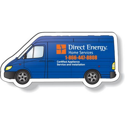 Stock Sprinter Van Magnet .020, Full Color Digital, White Vinyl Topcoat