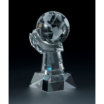 Medium Hand In Globe Award