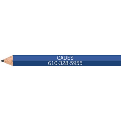 Lapis Blue Hexagon Golf Pencils