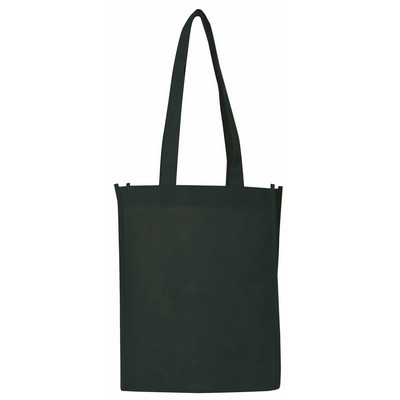 Non Woven Medium Shopper Bag - Blank (10" x 12" x 3")