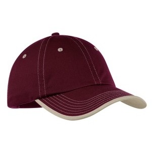 Port Authority® Vintage Washed Contrast Stitch Cap