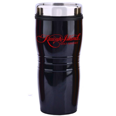 16 Oz. Wavy Travel Tumbler