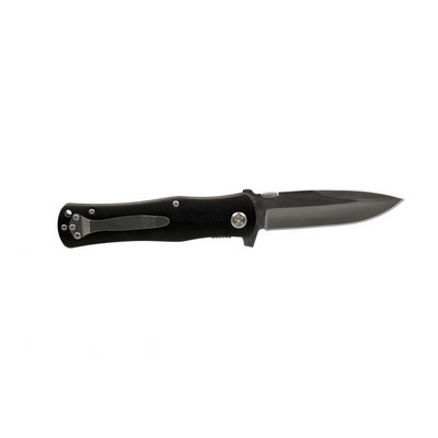 4.5" Black Handle Knife