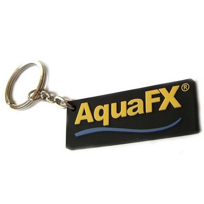 3" 2-D PVC Key Tag