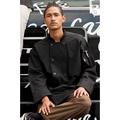 Black Long Sleeve Chef Coat (XS-6XL)