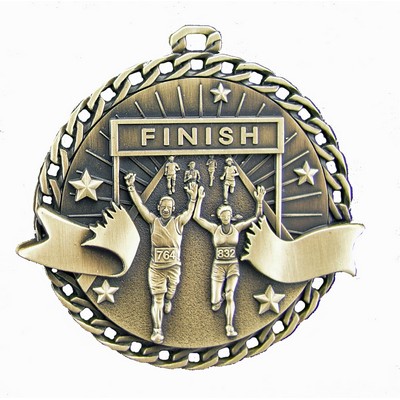 Running Stock Medal (2")