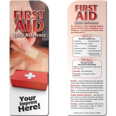 Bookmark - First Aid: Quick Reference