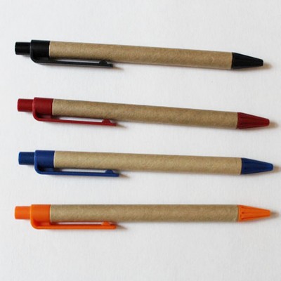 Eco-friendly Paper Click Ballpoint Pen