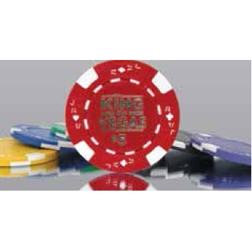 Casino-Style Heavyweight 11.5-Gram Imprinted Poker Chips (Ace/ Jack Pattern)