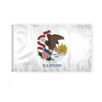 Illinois Flags 3x5 foot