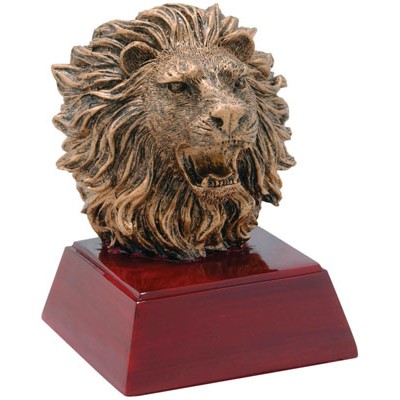 Lion Resin Award - 4" Tall