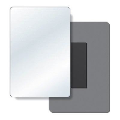 .040 Shatterproof Copolyester Plastic Mirror / with magnetic back (4" x 6")