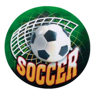 2" Soccer Mylar Insert Disc