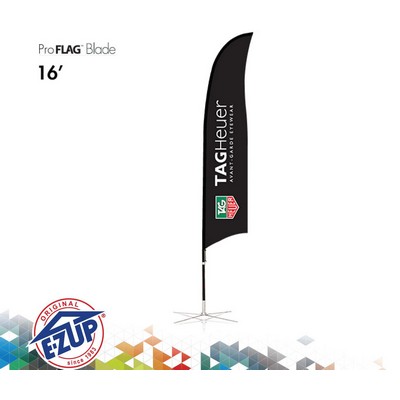 ProFlag™ 16' Blade Flag with Ground Stake, Pole, & Storage Bag