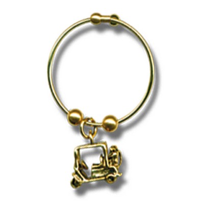 Stock Wine Charm- Golf Cart