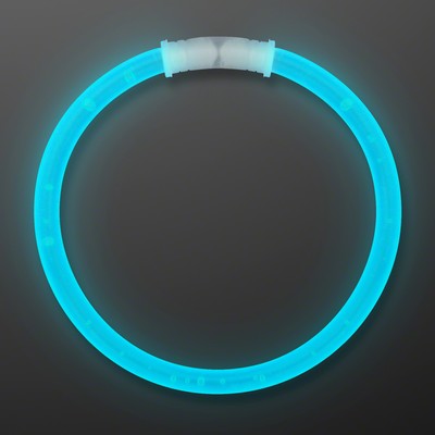 8 inch DARK AQUA Glow Bracelets - BLANK