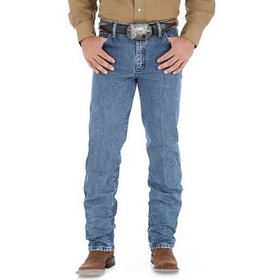 Wrangler® Cowboy Cut® Men's Dark Stone Blue Regular Fit Jeans