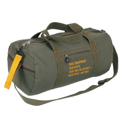 19" Olive Drab Canvas Equipment Bag