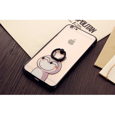 Transparent Phone Case w/Finger Buckle For Smart Phone