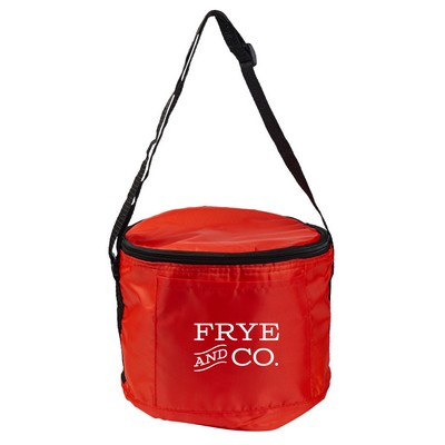 Round Cooler Bag (6 cans) - 1 color (6" x 8")