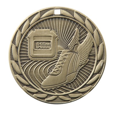 Medal, "Track" FE Iron - 2" Dia.