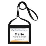 Triple Play Max, Credential, Polypropylene, Customized Name Tag Pouch