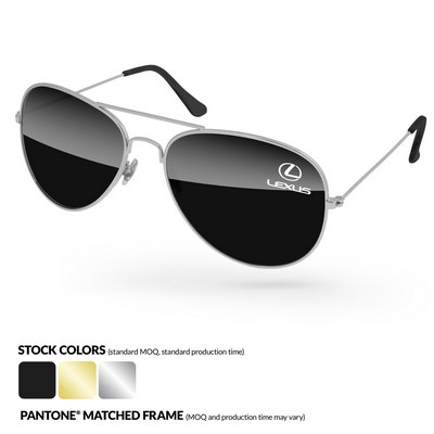 Metal Aviator Sunglasses