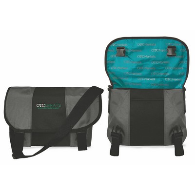 Medium Manhattan Messenger Bag (600D Vinyl Backed Polyester)