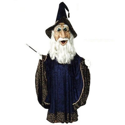 Wilfred Whitehorne Wizard Mascot Costume