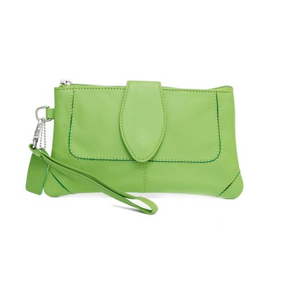 Ashlin® Designer Lime Green Natasha Mid Sized Wristlet