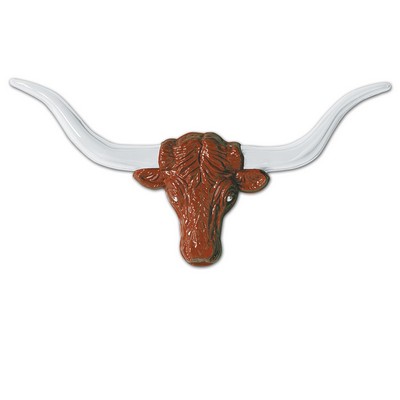 Plastic Longhorn Steer Head