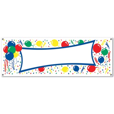 Balloon Blank Sign Banner