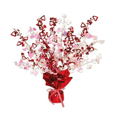 Heart Gleam 'n Burst Centerpiece