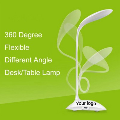 Flexible Touch-Sensitive Desk Lamp Or Book Light