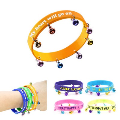 Silicone Bracelet With Bell