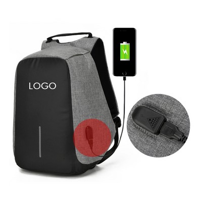 Computer backpack with USB Charging Port