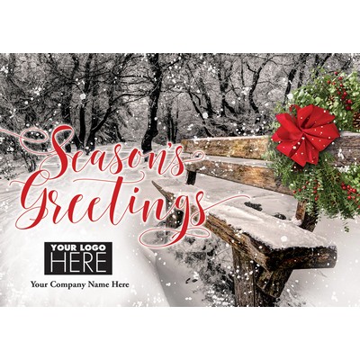 Seasonal View Holiday Logo Cards