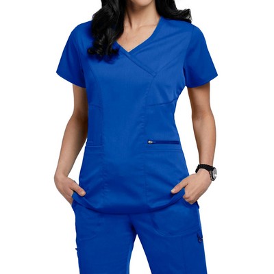 Barco® Grey's Anatomy™ Women's Spandex Stretch Kim 3 Pocket V-Neck Top