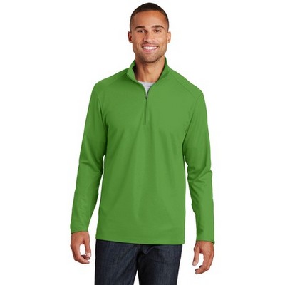 Men's Port Authority® 1/2 Zip Pinpoint Mesh Pullover Shirt