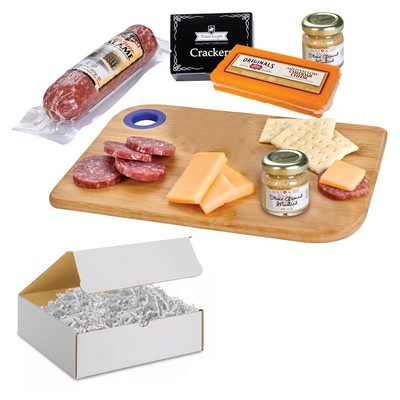 Charcuterie Favorites Board With Meat & Cheese Set