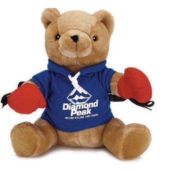 10" Boxing Bear Stuffed Animal