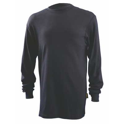 Flame Resistant Dual Certified for Arc and Flash Fire Long Sleeve Navy T-Shirt