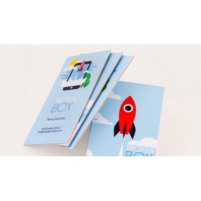 Full Color Front Only Ultra Business Cards w/Standard & Jumbo Square Sizes